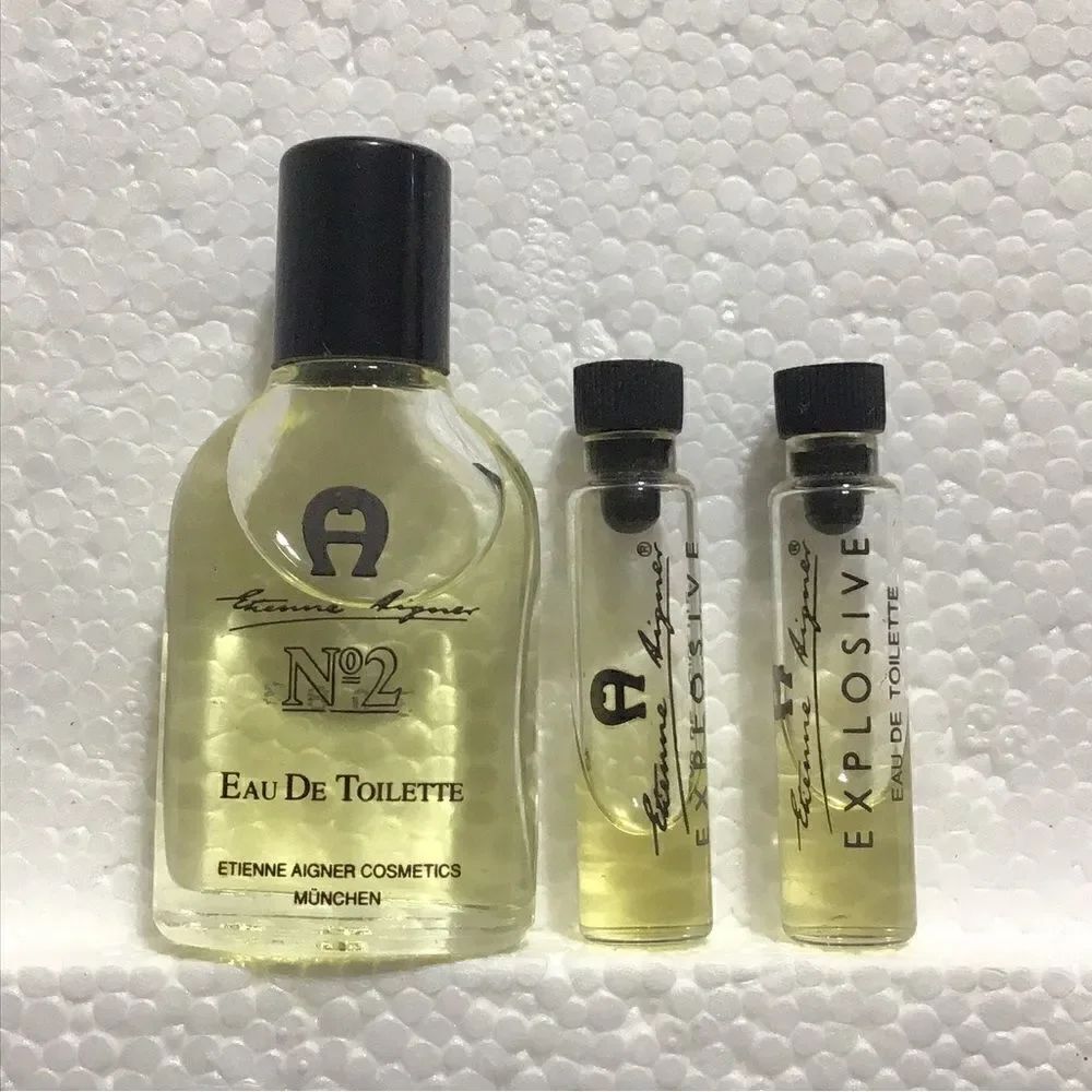 Etienne Agner fragrances NO 2 and Explosive